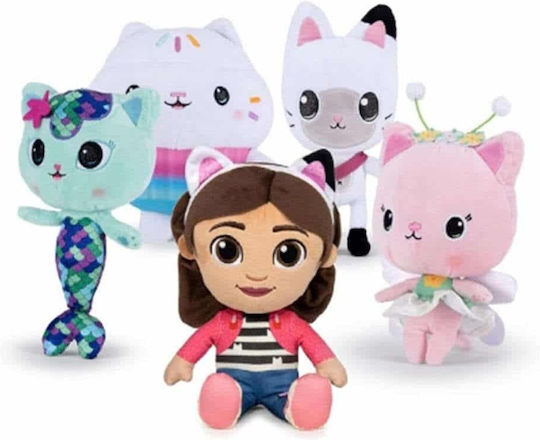 Giochi Preziosi Plush Kitten Gabbys Dollhouse Cakey Cat Cakey Cat for 3+ Years 25 cm