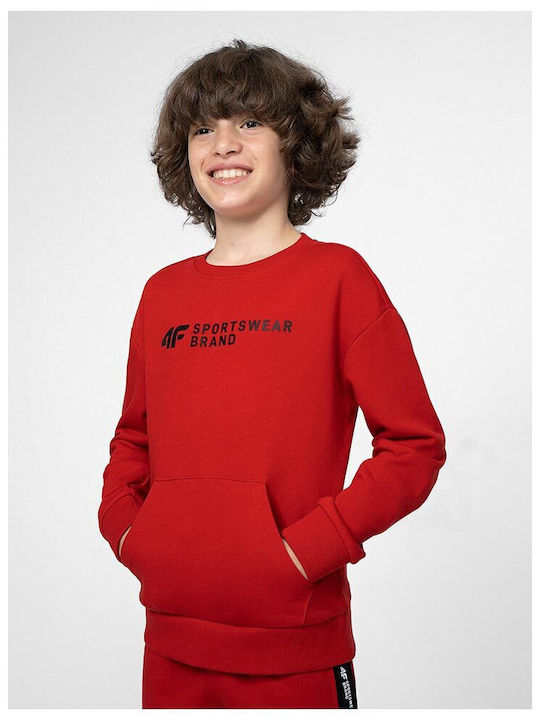 4F Kids Sweatshirt Red