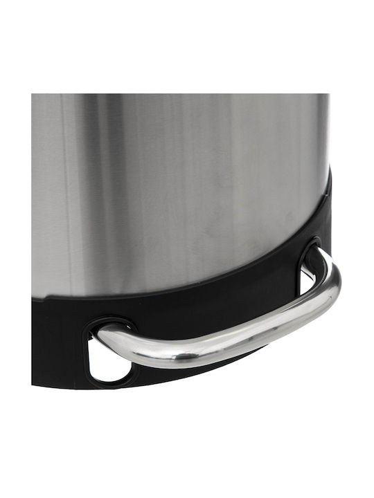 5Five Ariane Waste Bin Waste made of Stainless Steel with Pedal Silver 30lt 1pcs