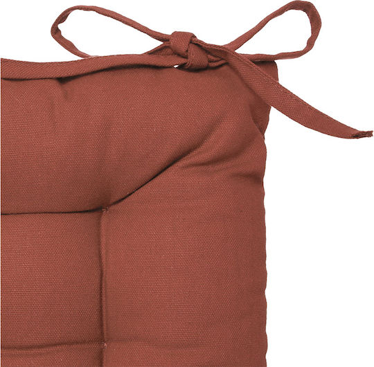 Atmosphera Garden Chair Cushion Terra Cotta 38x38cm