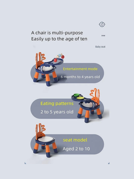 ForAll Plastic Booster Seat for Chair
