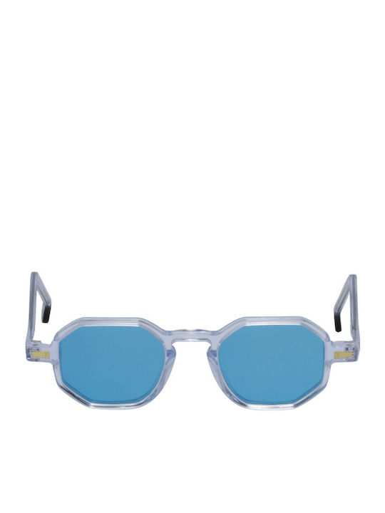 Kyme Rio 04 Sunglasses Transparent with Acetate Frame & Light Blue Lens