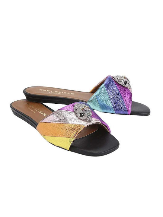 Kensington Leder Flache Sandalen für Damen