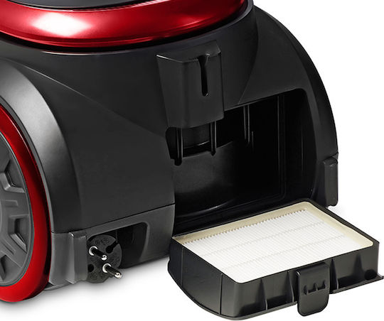 Izzy 224130 Прахосмукачка 700W С контейнер 3лт Червен