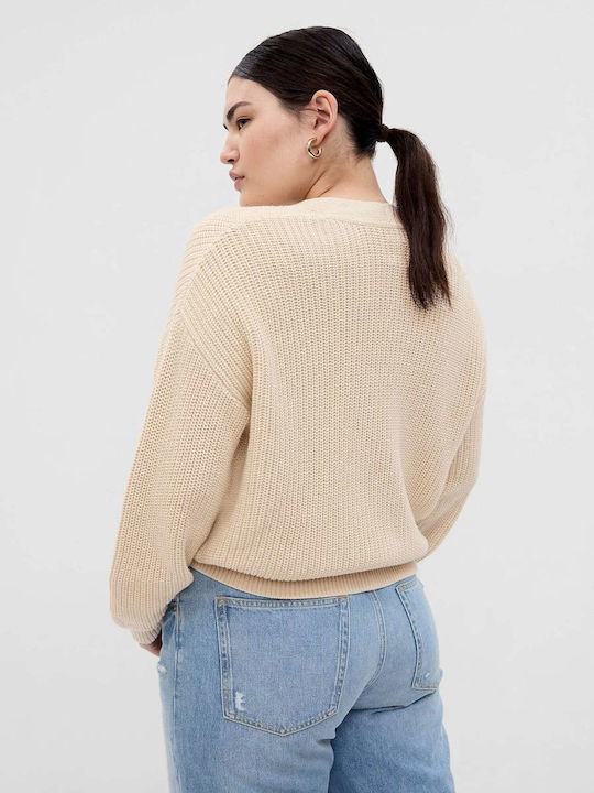 Jachetă de damă tricotată în Bej Culoare