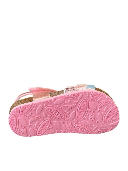 Kids' Sandals Anatomic Pink-Fuchsia Flowers