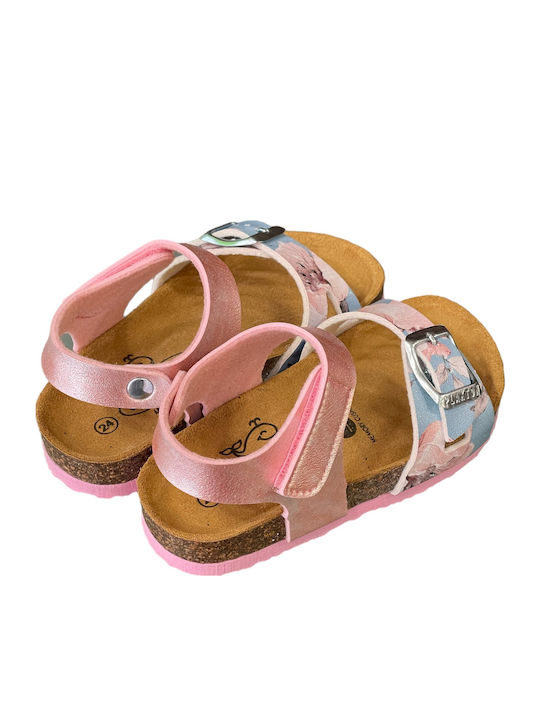 Kids' Sandals Anatomic Pink-Fuchsia Flowers