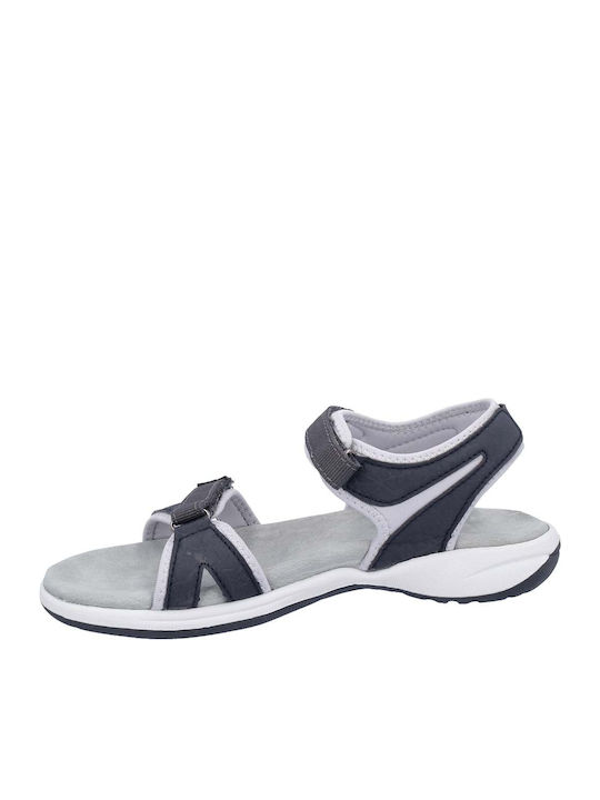 CMP Leder Damen Flache Sandalen in Gray Farbe