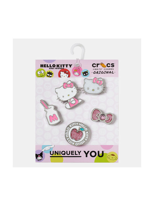 Crocs Jibbitz Charms Hello Kitty Elevated Multicolour Set of 5 Pieces