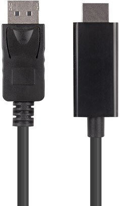 Lanberg Cable DisplayPort male - HDMI male 5m Μαύρο (CA-DPHD-11CC-0050-BK)