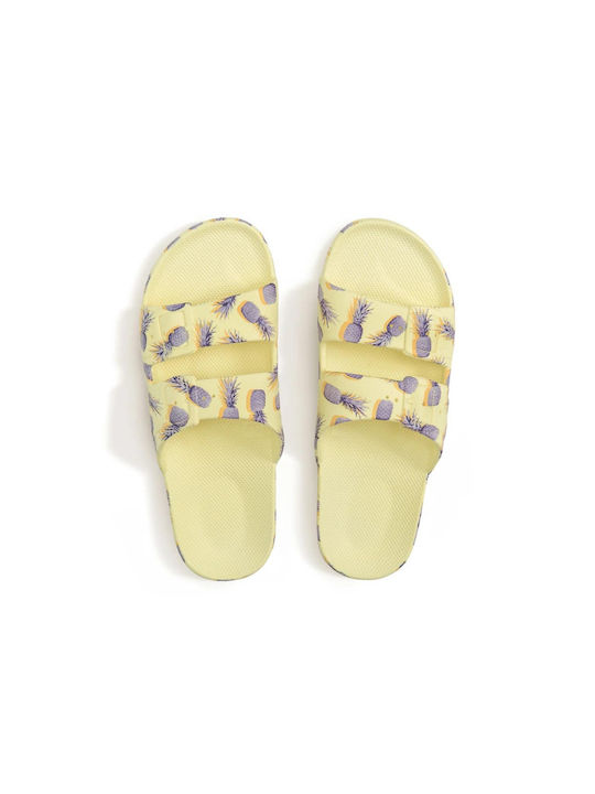 Freedom Moses Women's Flip Flops Yellow