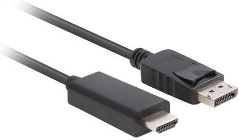 Lanberg Cable DisplayPort male - HDMI male 1.8m Black (CA-DPHD-11CC-0018-BK)