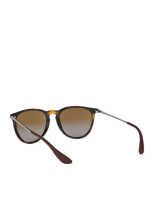 Ray Ban Erika Women's Sunglasses with Brown Tartaruga Frame and Brown Gradient Lens RB4171 710/T5