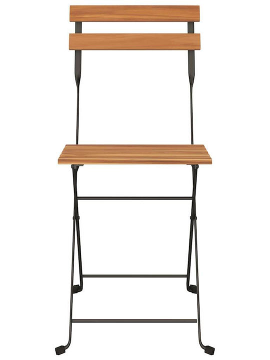 Scaun de Exterior Metalic Maro 2buc 39x45x79cm.