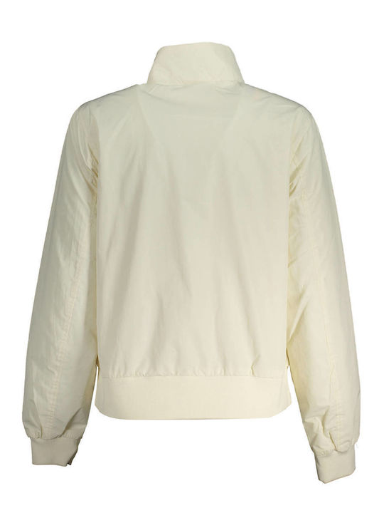 North Sails Women's Short Lifestyle Jacket for Spring or Autumn White