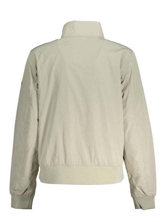 North Sails Women's Short Lifestyle Jacket for Spring or Autumn Gray