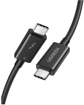 Ugreen US501 USB 2.0 Kabel USB-C männlich - USB-C 100W Schwarz 0.8m (30389)