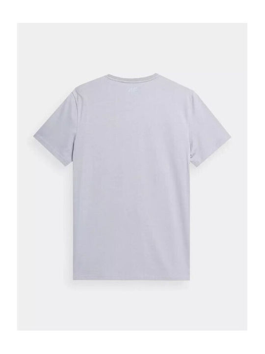 4F Men's Short Sleeve T-shirt Gray