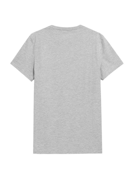 4F Men's Short Sleeve T-shirt Gray