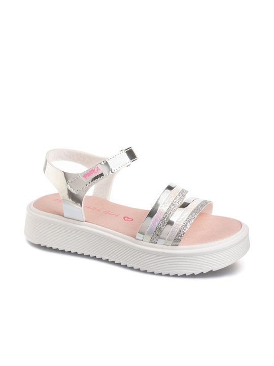 Pablosky Kids' Sandals Anatomic Silver