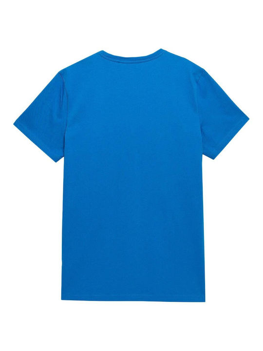 4F Herren T-Shirt Kurzarm Blau