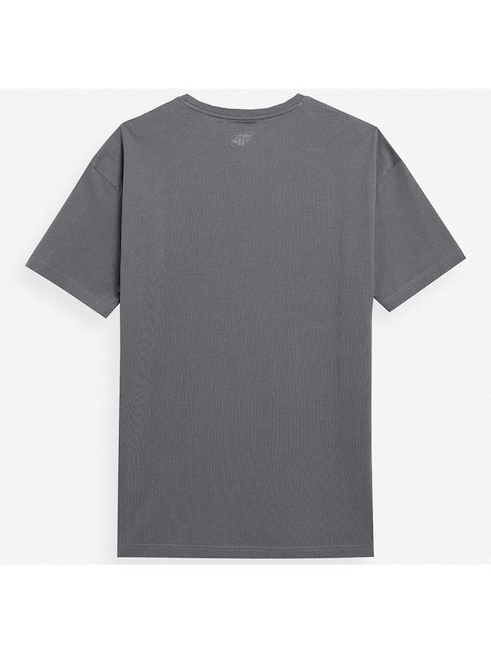 4F Men's Short Sleeve T-shirt Gray