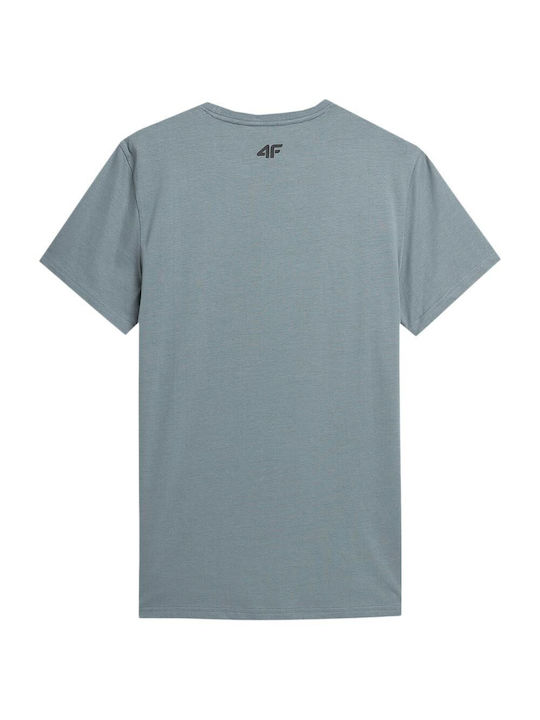 4F Men's Short Sleeve T-shirt Gray