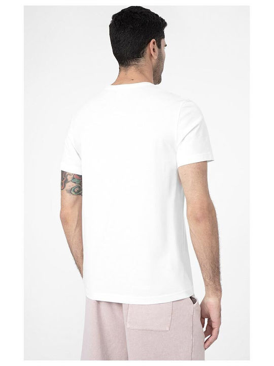 4F Men's Short Sleeve T-shirt White