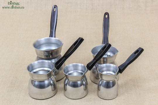 Briki aus Aluminium Νο6 in Silber Farbe