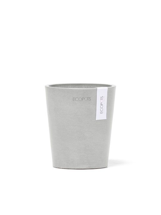 Ecopots Morinda Planter Plastic Gray 11x11x13cm.