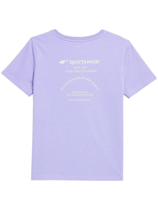 4F Women's T-shirt Purple
