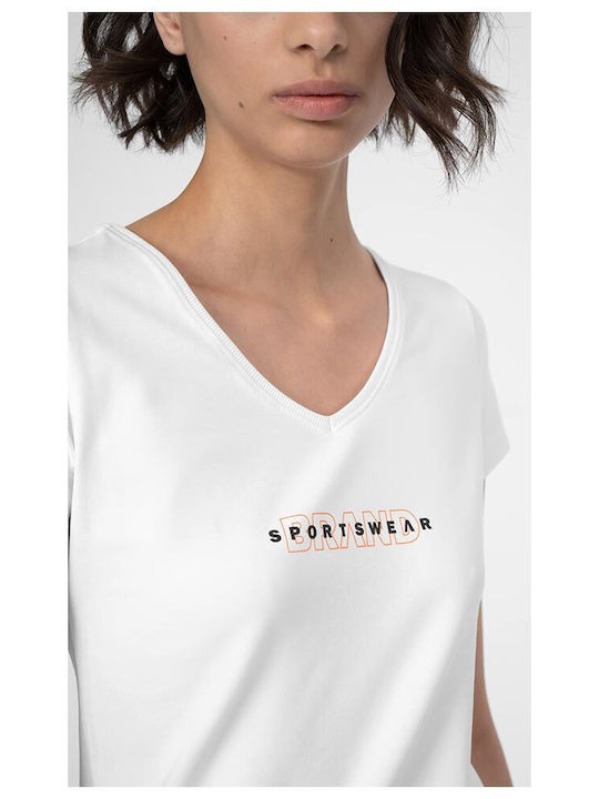 4F Women's T-shirt White