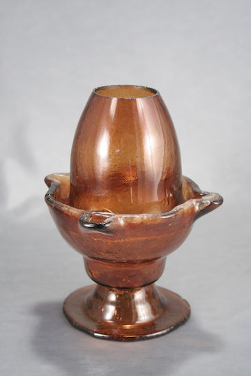 Tabletop Oil Lamp Glass 11x17cm F240-26