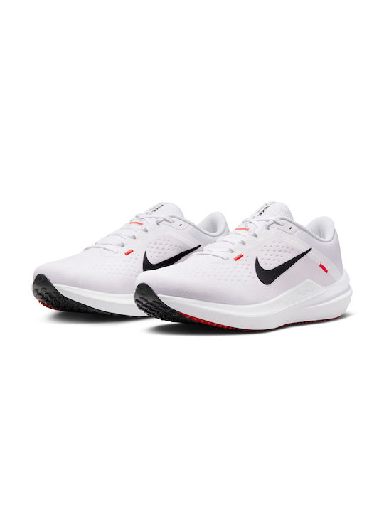 Air Winflo 10 Sport Shoes Running White / Light Crimson / Black