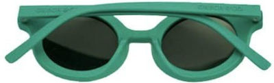 Grech & Co Original Round Παιδικά Γυαλιά Ηλίου Emerald Polarized