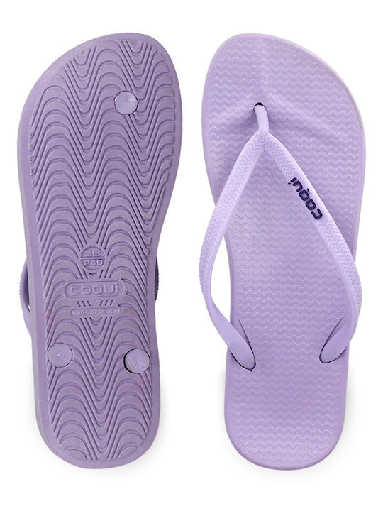 Women's Flip Flops Purple