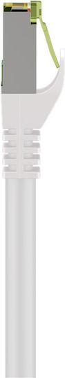 Goobay S/FTP Cat.8.1 Καλώδιο Δικτύου Ethernet 5m Λευκό