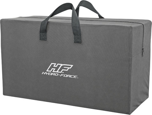 Bestway Hydroforce Surge Elite X1 65143 Пластмасов Каяк Плажна чанта 1 лице Сив