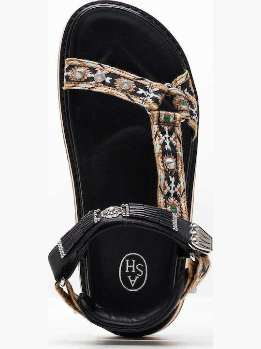 Combo A Leather Women's Flat Sandals Sporty Grey