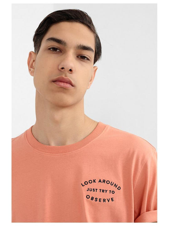 Outhorn T-shirt Bărbătesc cu Mânecă Scurtă Coral