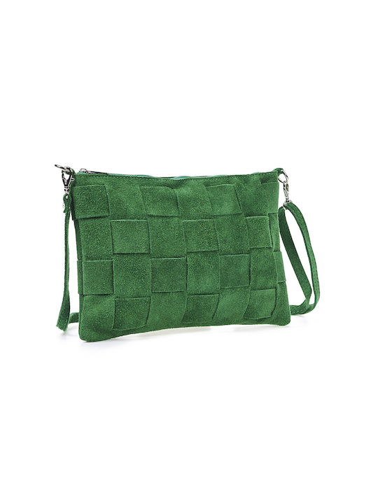 Sequoia Leather suede crossbody bag seq-16-1000 green