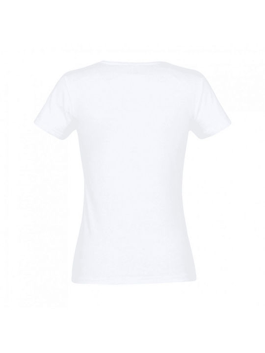 Women's white t-shirt Nymph #36 - White