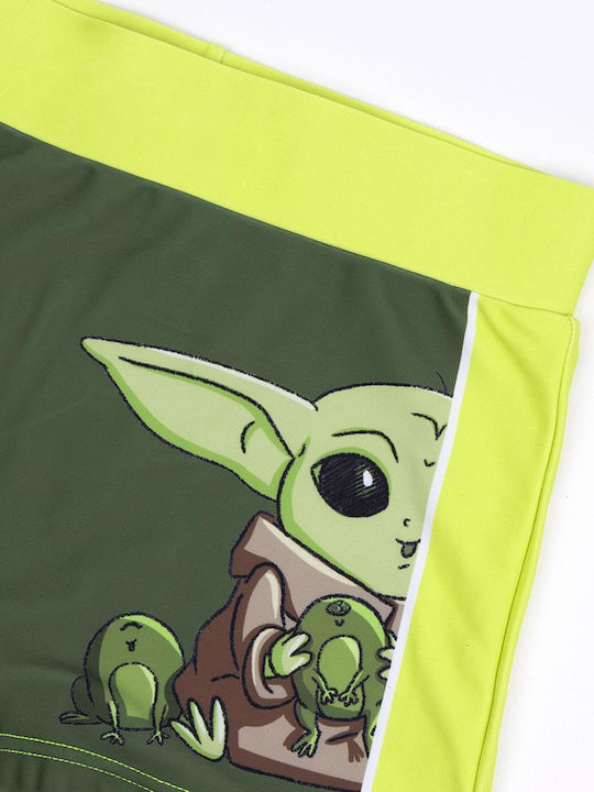 Cerda Mandalorian Grogu Детски Костюм За Баня Къси Панталони За Плуване Зелени
