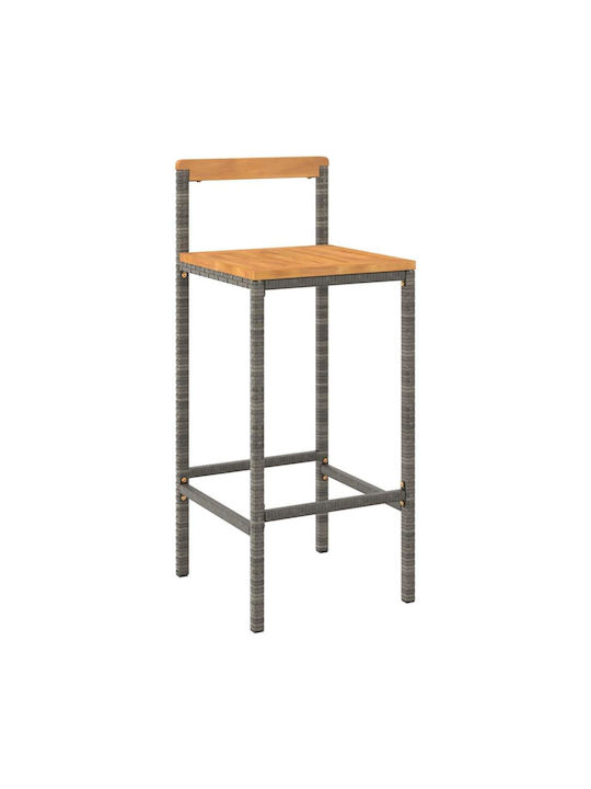 Stool for Bar Outdoor Gray 40x44x78cm