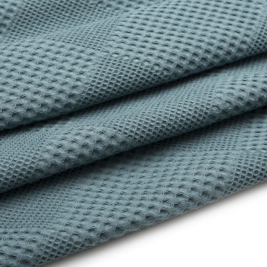 Dimcol Decke Pique Einzel 165x250cm Petrol