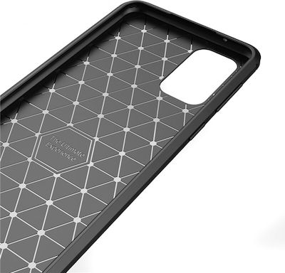 Techsuit Carbon Back Cover / Back Cover Σιλικόνης / Σιλικόνης Μαύρο / Μαύρο (Galaxy A53 / Galaxy A53)