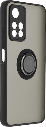 Techsuit Glinth bulk Umschlag Rückseite Kunststoff / Silikon Schwarz (Redmi Note 11 Pro+ 5G)