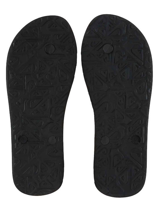 Molokai Wordblock Men's Flip Flops Black/Blue/Pink