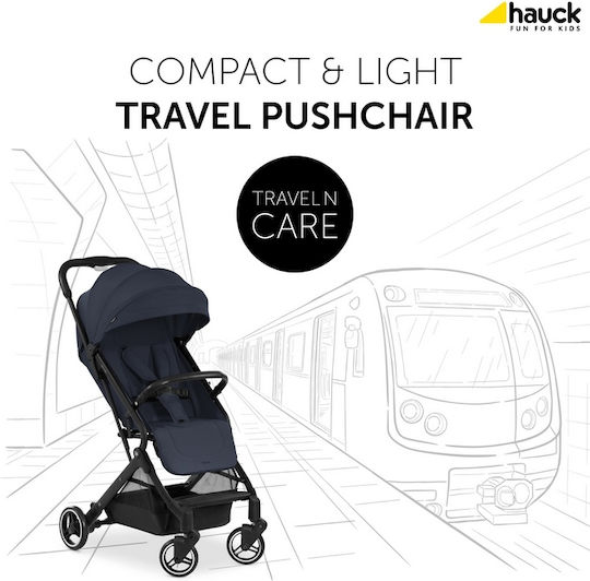 Hauck Travel N Care Baby Stroller Suitable for Newborn Navy Blue 6.8kg