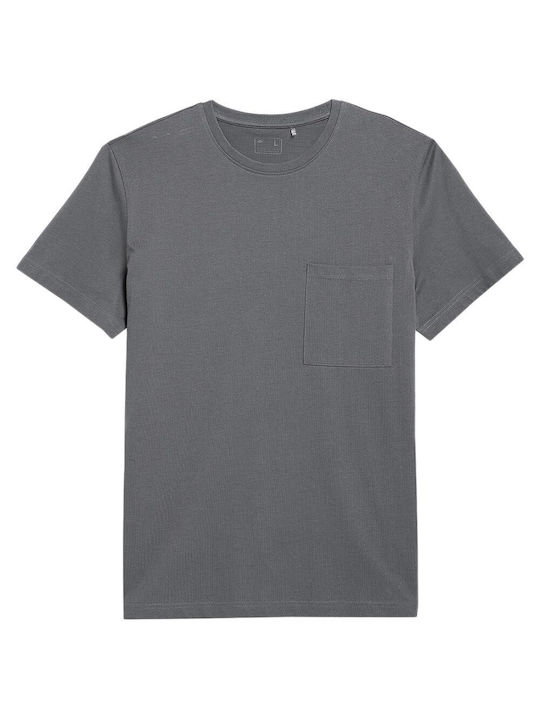 4F Men's Short Sleeve T-shirt Gray